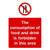 Consumption Of Food Or Drink Forbidden Sign