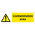 Contamination Area Safety Sign