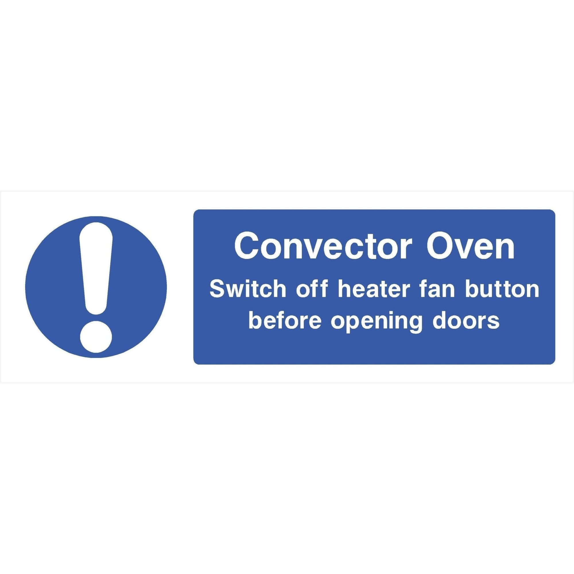 Convector Oven Sign