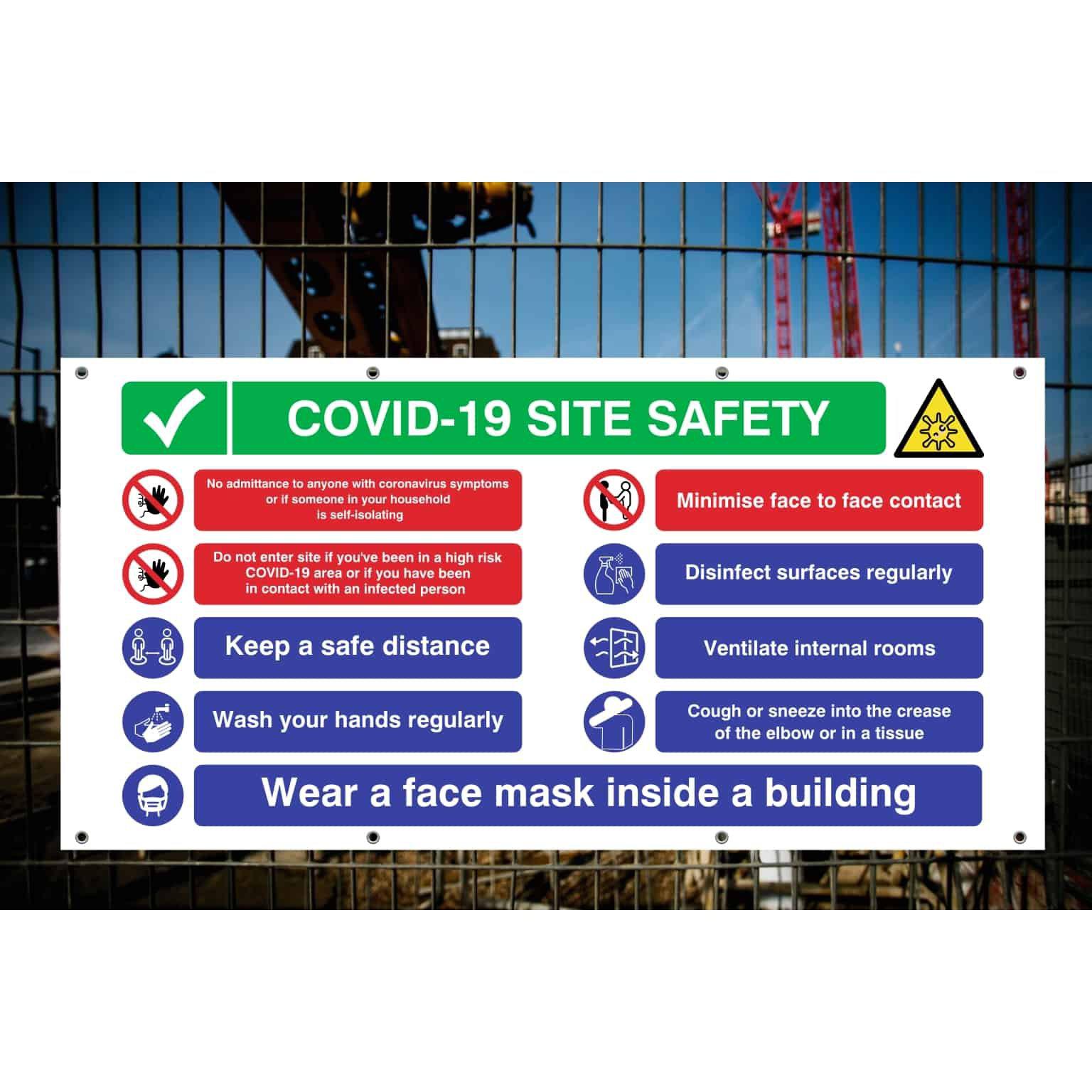 Coronavirus Site Safety Banner