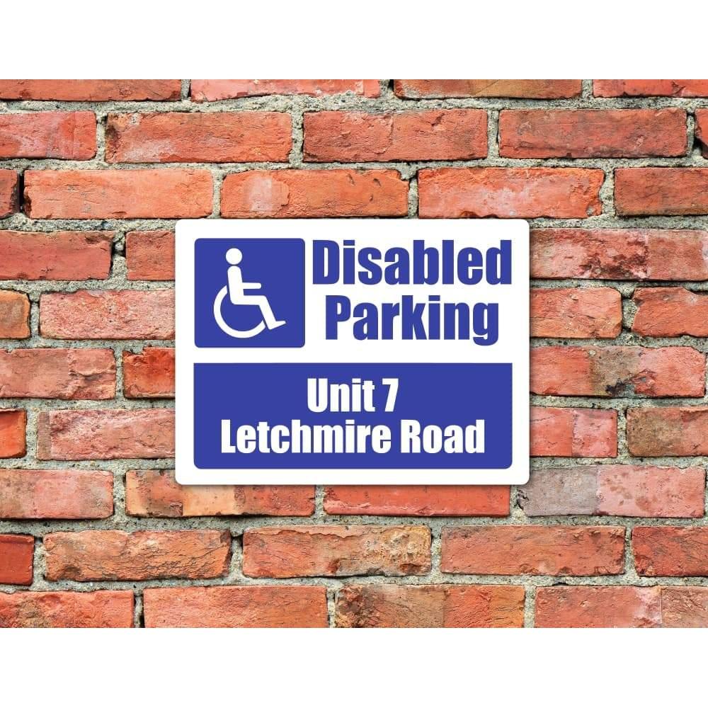 Custom Disabled Parking Sign | Blue Badge Design