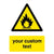 Custom Flammable Warning Sign