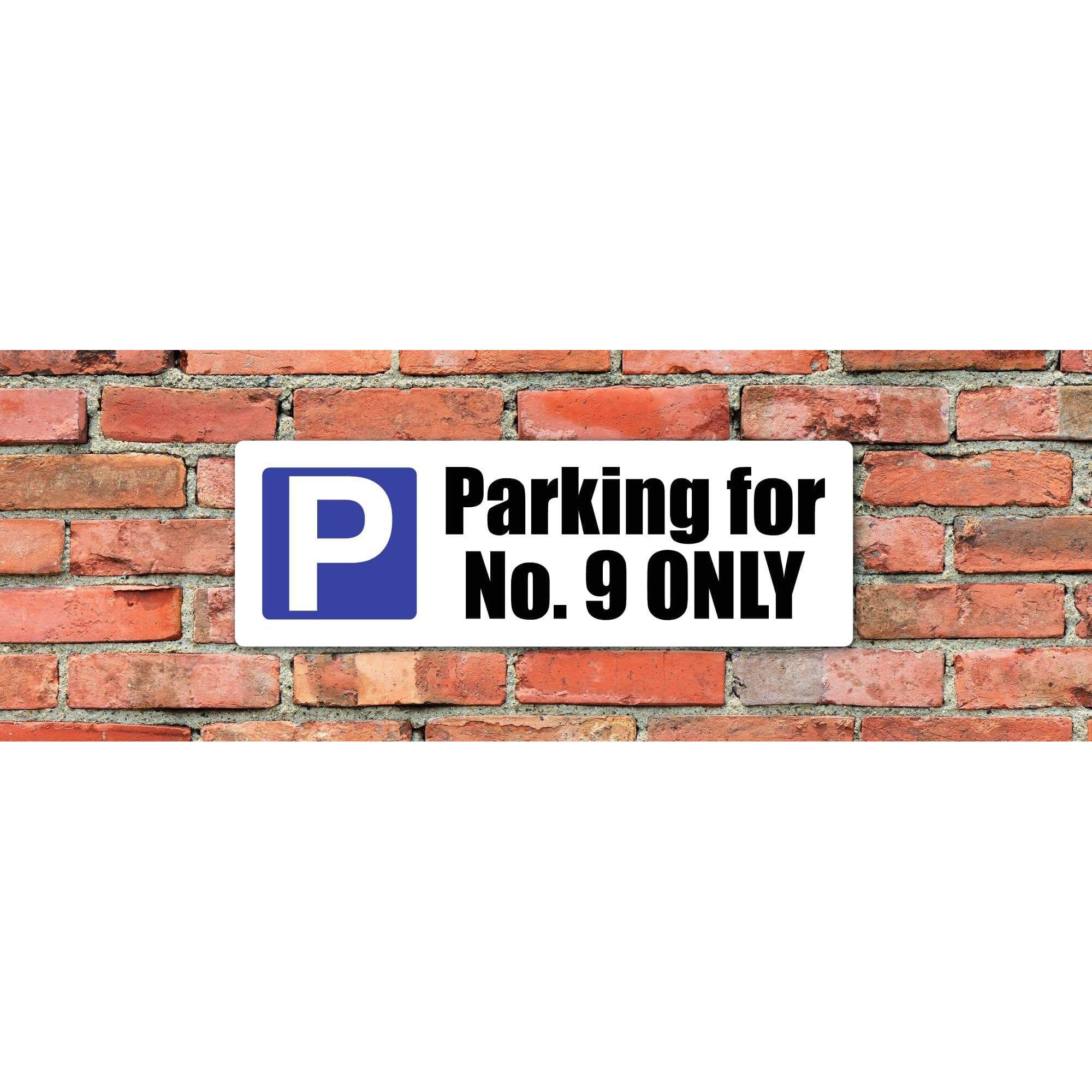 Custom Parking Sign Landscape | P Symbol