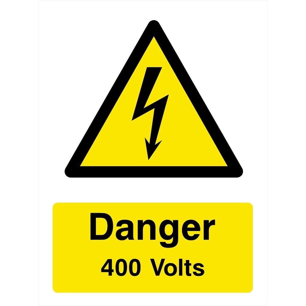 Danger 400 Volts Sign