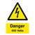 Danger 400 Volts Sign