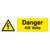 Danger 410 Volts Sign