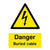 Danger Buried Cable Sign