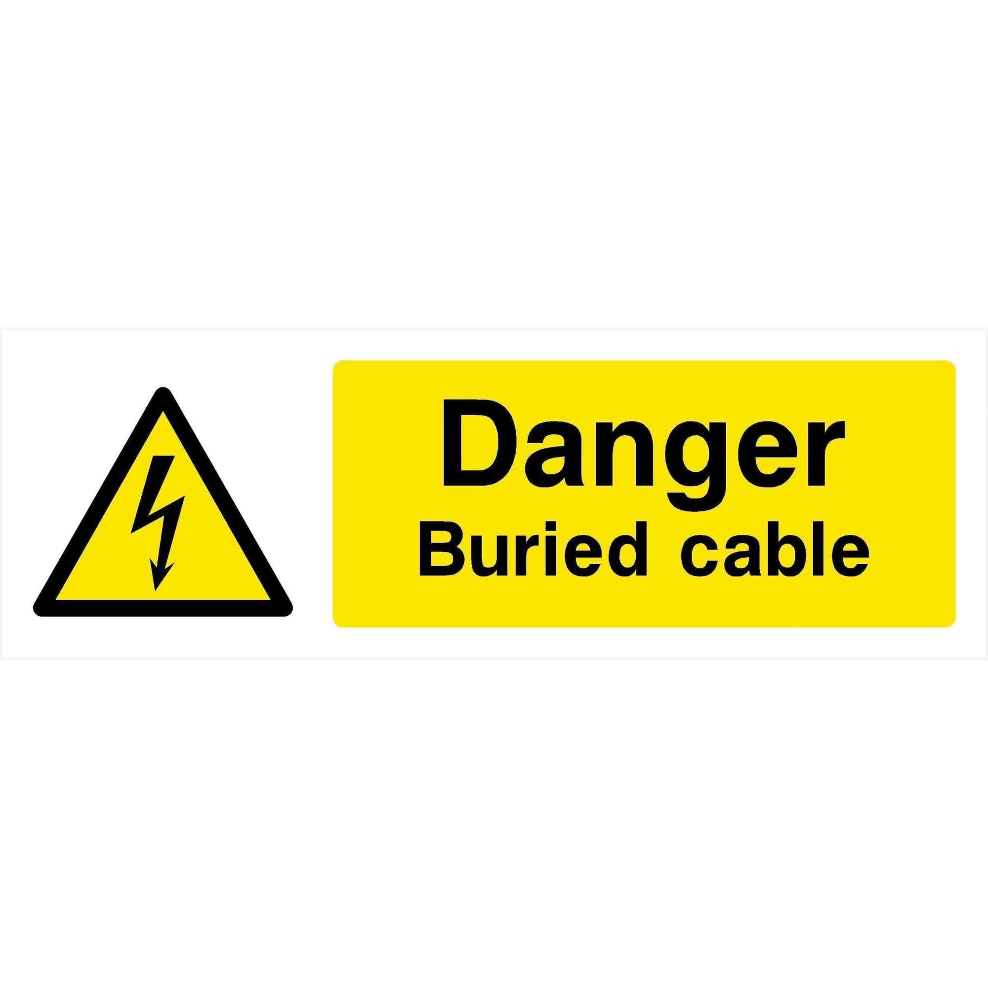 Danger Buried Cable Sign