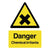 Danger Chemical Irritants Sign