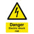 Danger Electric Shock Risk Electrical Sign