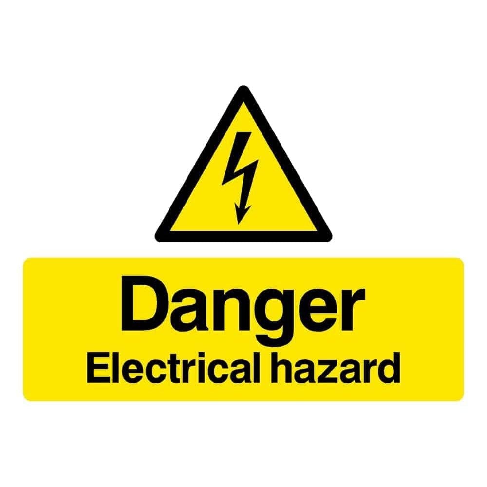 Danger Electrical Hazard Sign Landscape