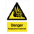 Danger Explosive Material Sign