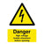 Danger High Voltage Isolate Electrical Sign