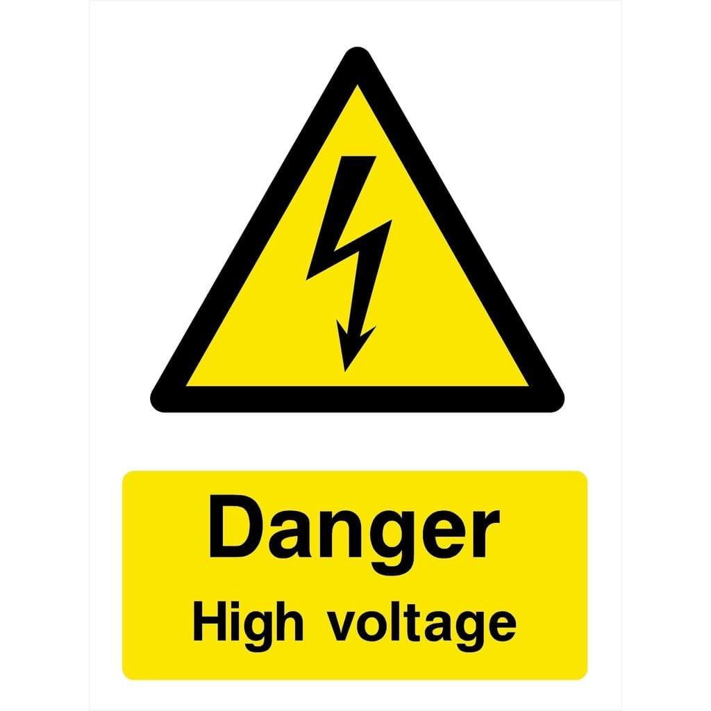 Danger High Voltage Sign