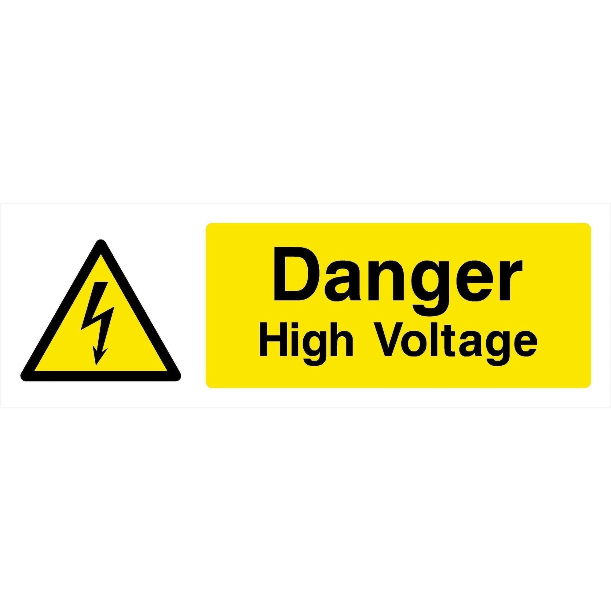 Danger High Voltage Sign