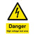 Danger High Voltage Test Area Sign