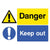 Danger Keep Out Sign