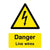 Danger Live Wires Sign