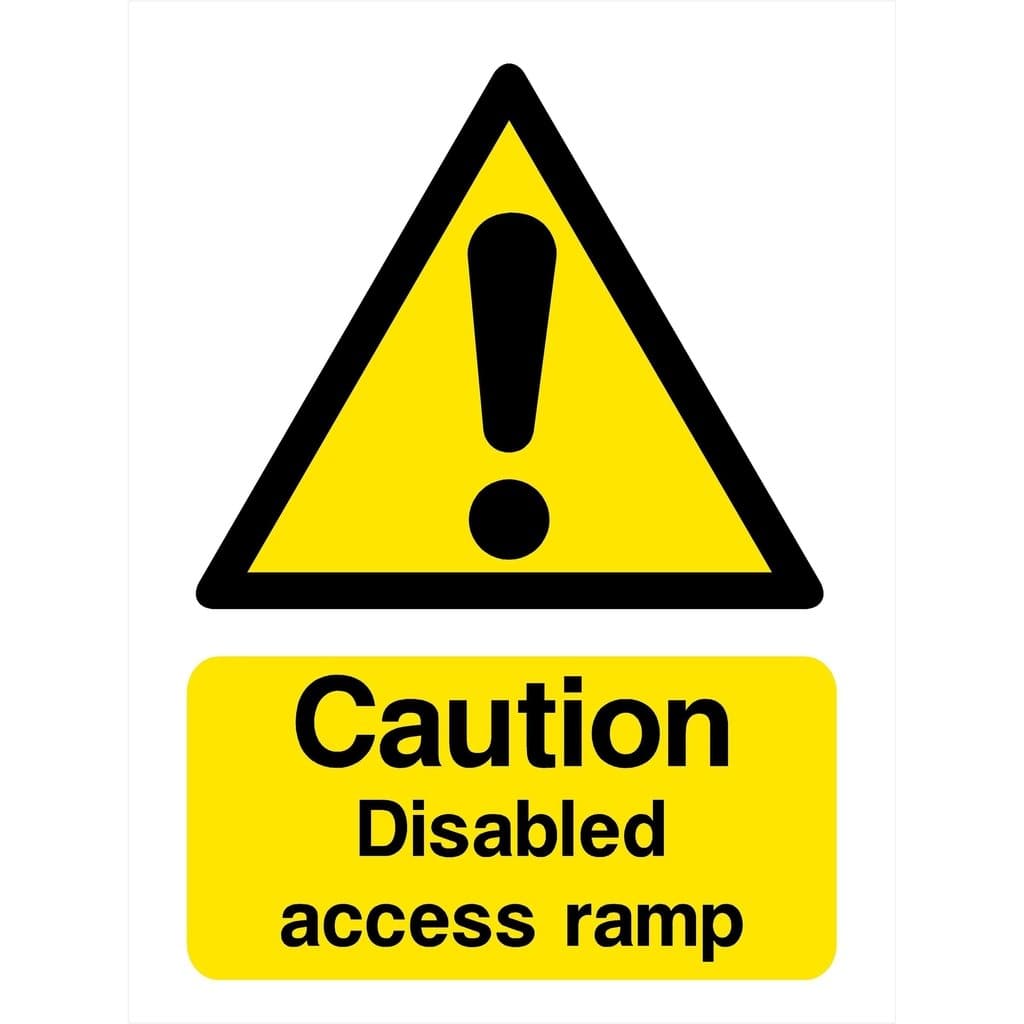 Disabled Access Ramp Sign