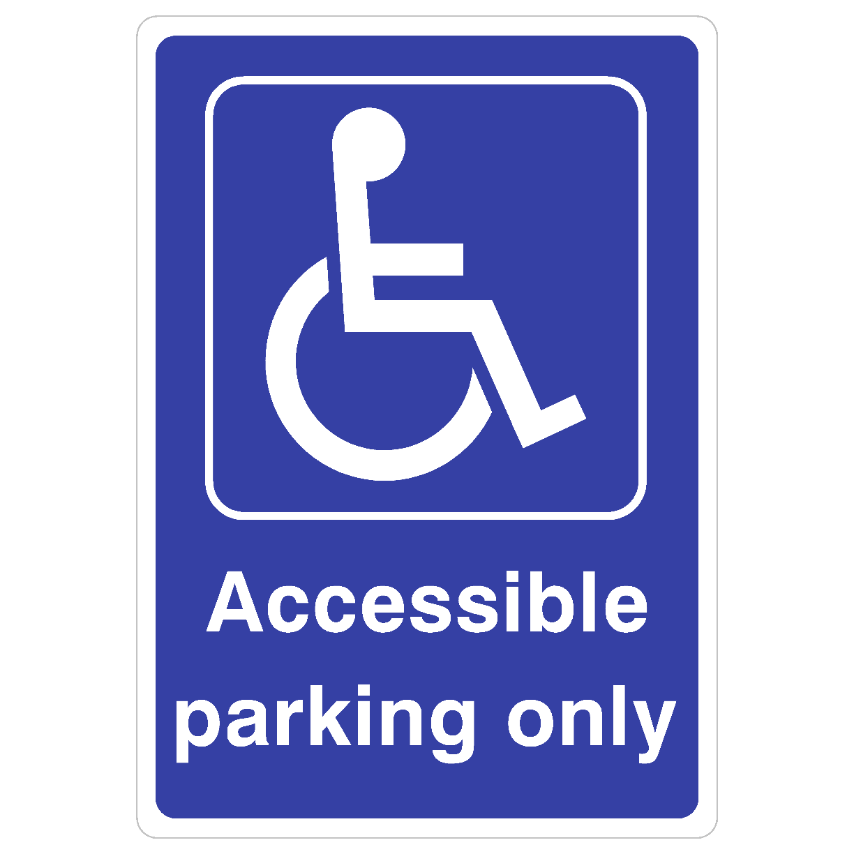 Disabled Accessible Parking Only Sign