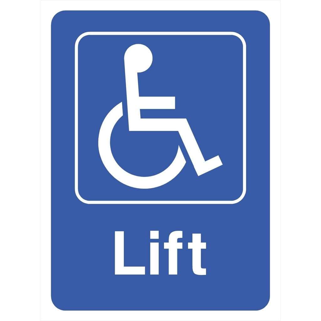 Disabled Lift Sign