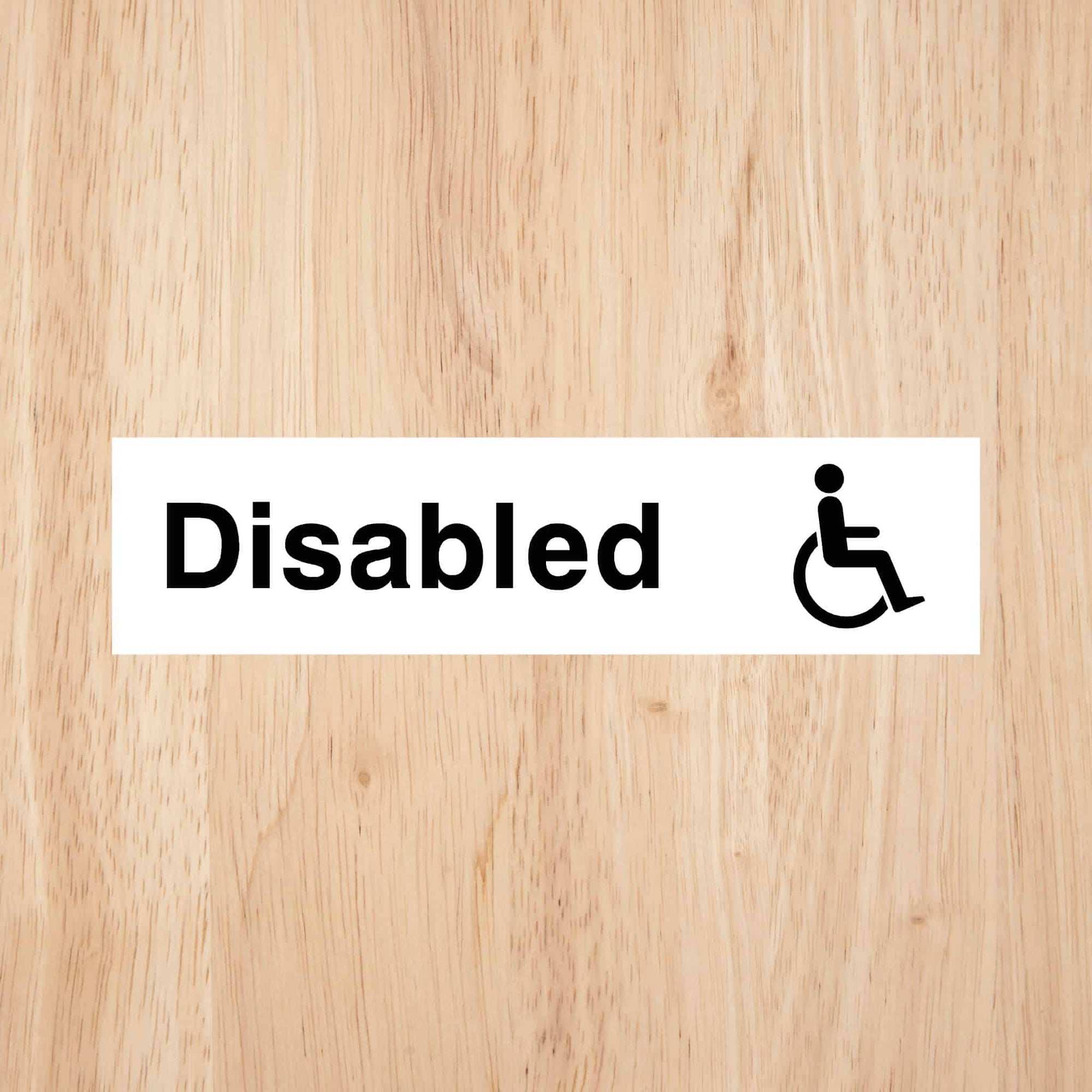 Disabled Toilet Standard Sign