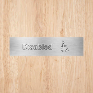 Disabled Toilet Standard Sign