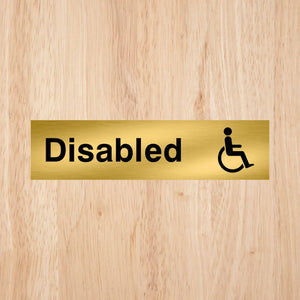 Disabled Toilet Standard Sign