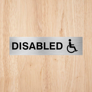 Disabled Toilet Standard Sign | CAPS