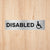 Disabled Toilet Standard Sign | CAPS