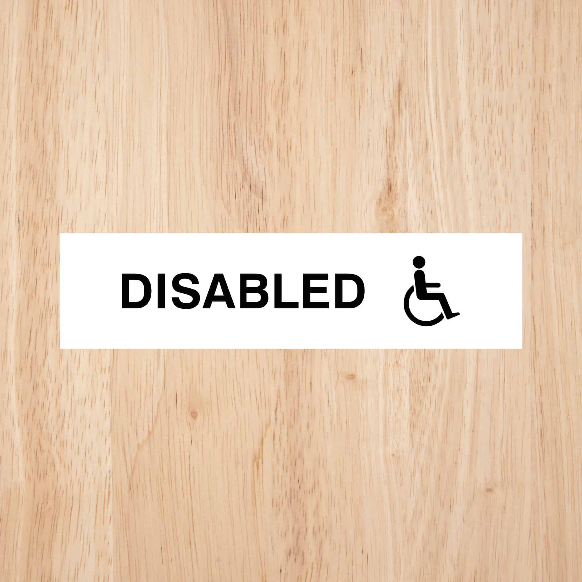 Disabled Toilet Standard Sign | CAPS