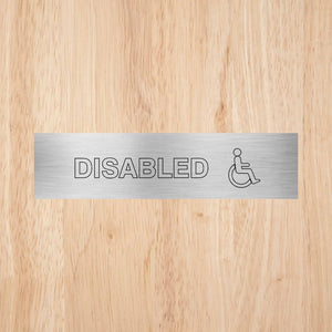 Disabled Toilet Standard Sign | CAPS