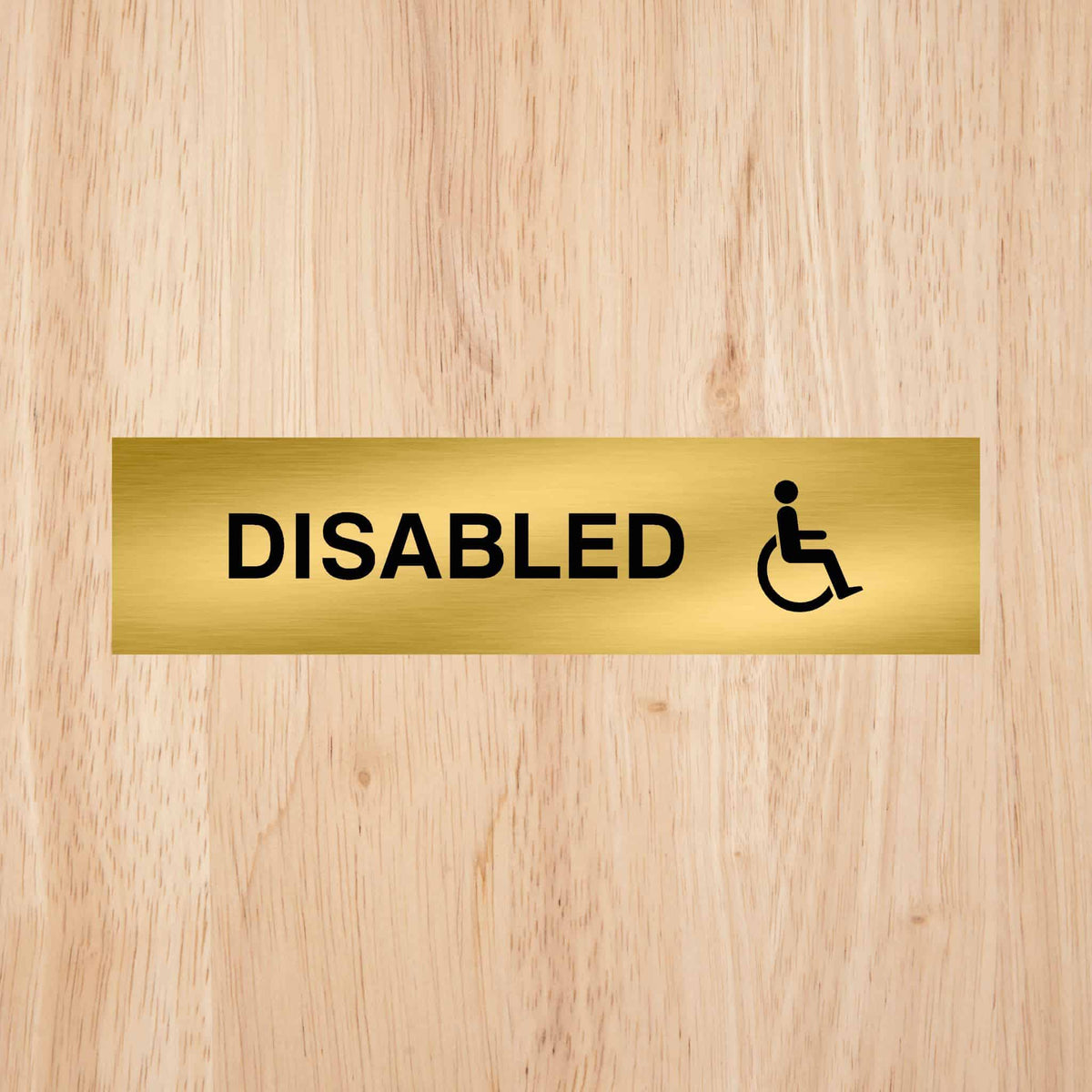 Disabled Toilet Standard Sign | CAPS