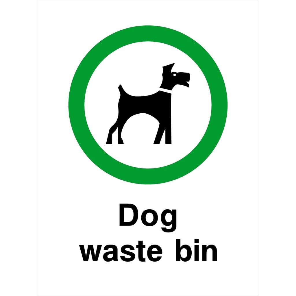 Dog Waste Bin Sign