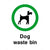 Dog Waste Bin Sign