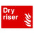 Dry Riser Sign