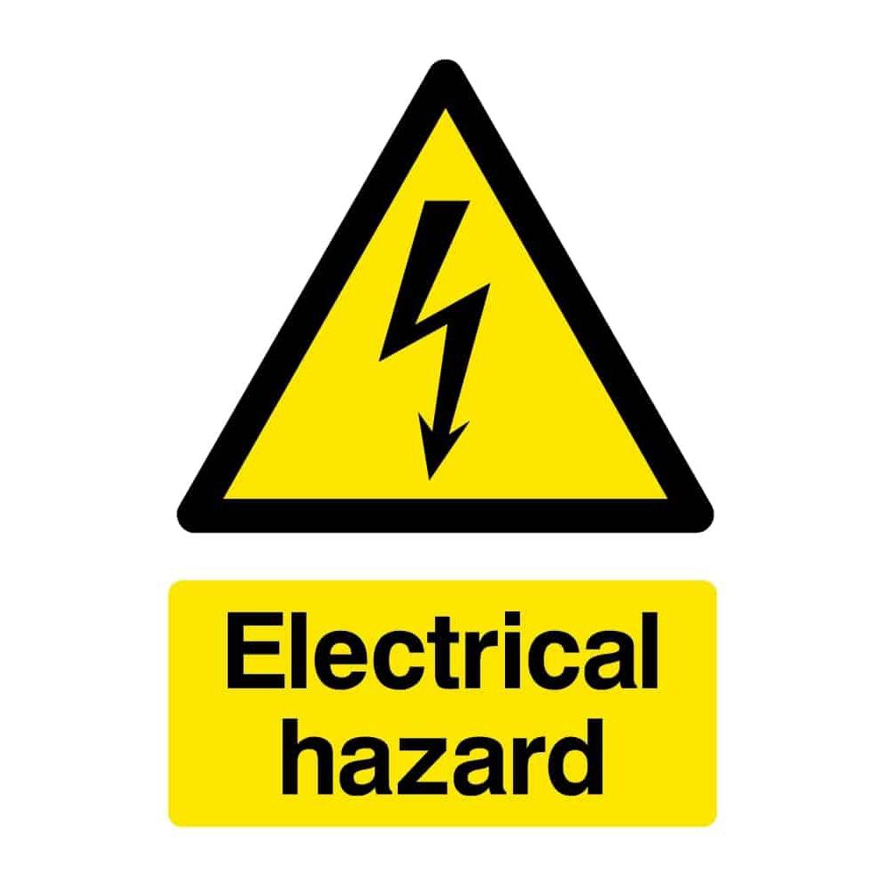 Electrical Hazard Sign