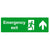 Emergency Exit Sign Up Arrow