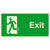 Exit Left Emergency Escape Sign