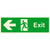 Exit Sign Left Arrow