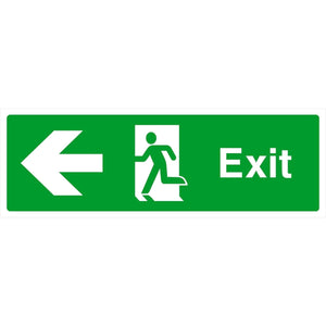 Exit Sign Left Arrow