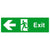 Exit Sign Left Arrow