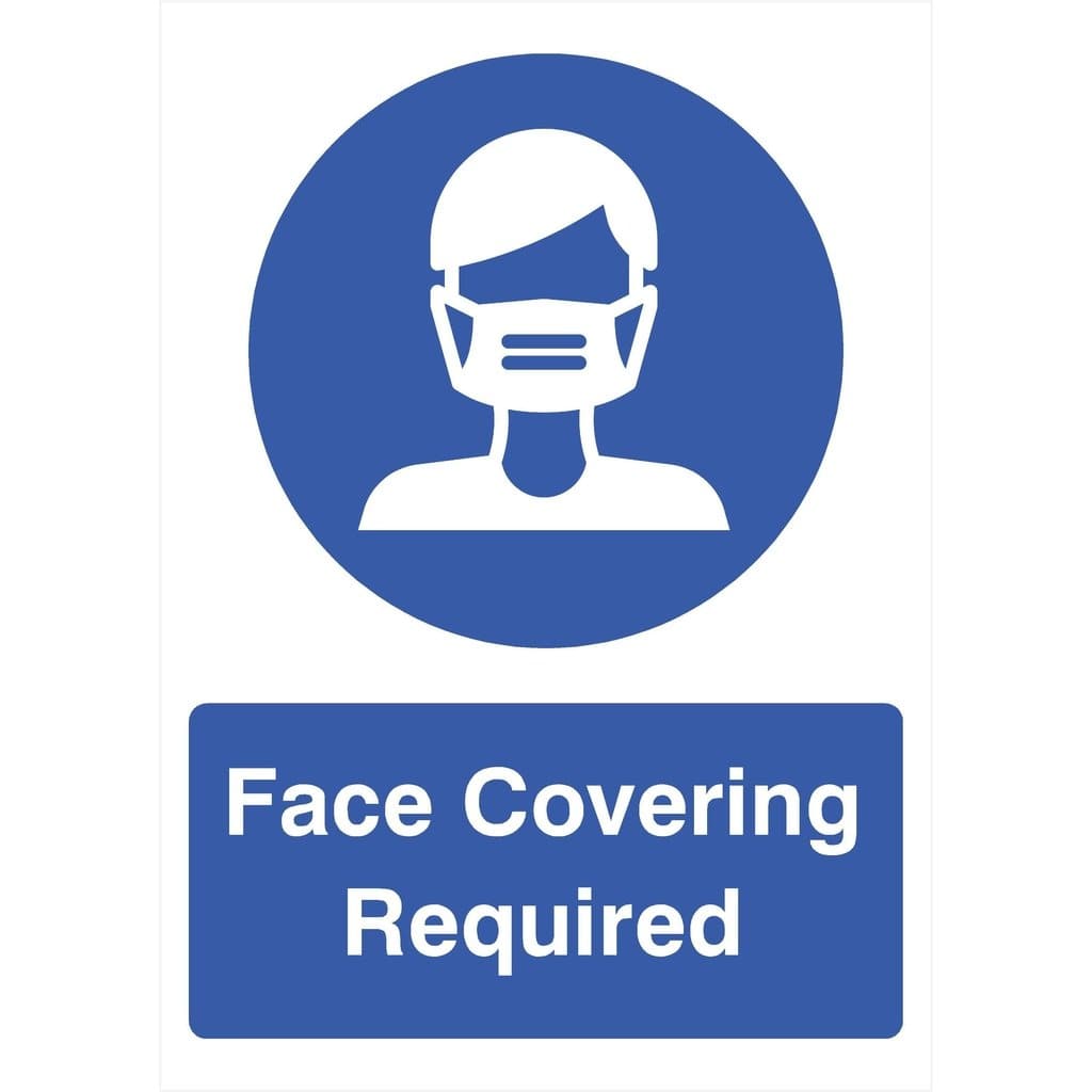 Face Covering Required Sign