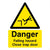 Falling Hazard Close Trap Door Sign