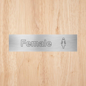 Female Toilet Standard Sign