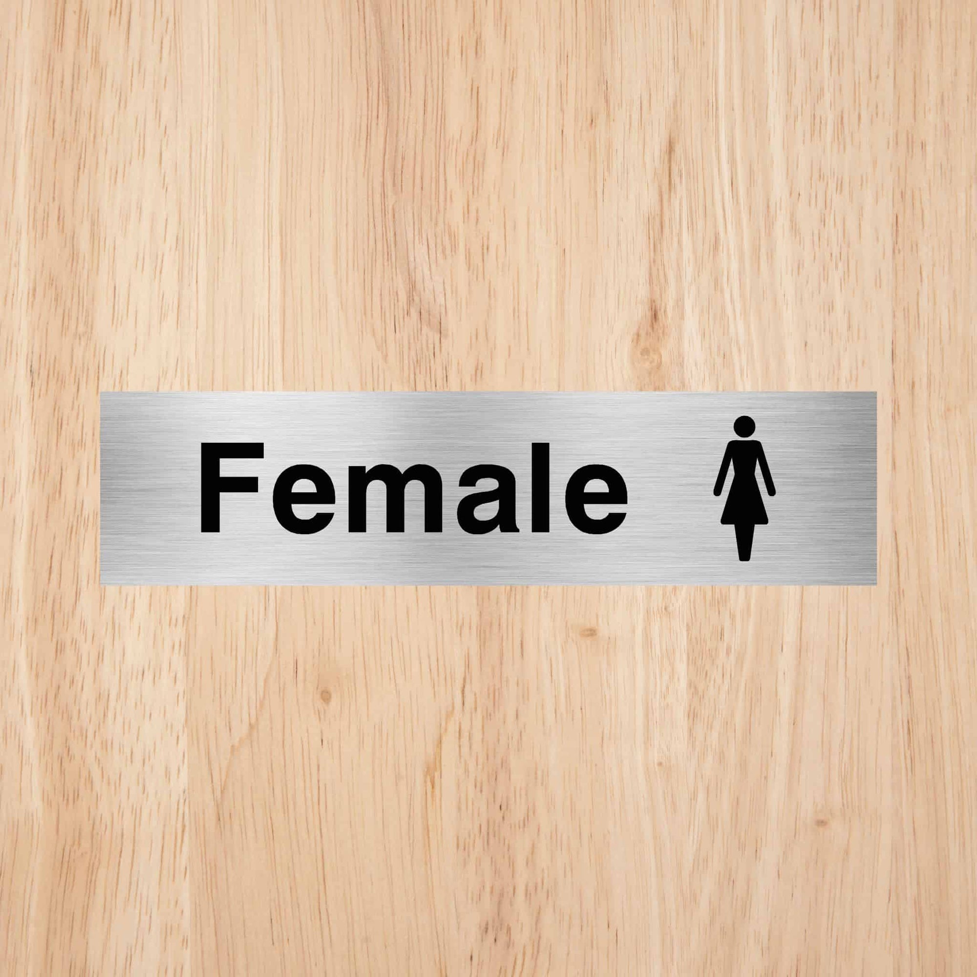 Female Toilet Standard Sign