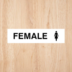 Female Toilet Standard Sign | CAPS