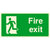 Fire Exit Left Emergency Escape Sign