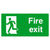 Fire Exit Left Emergency Escape Sign