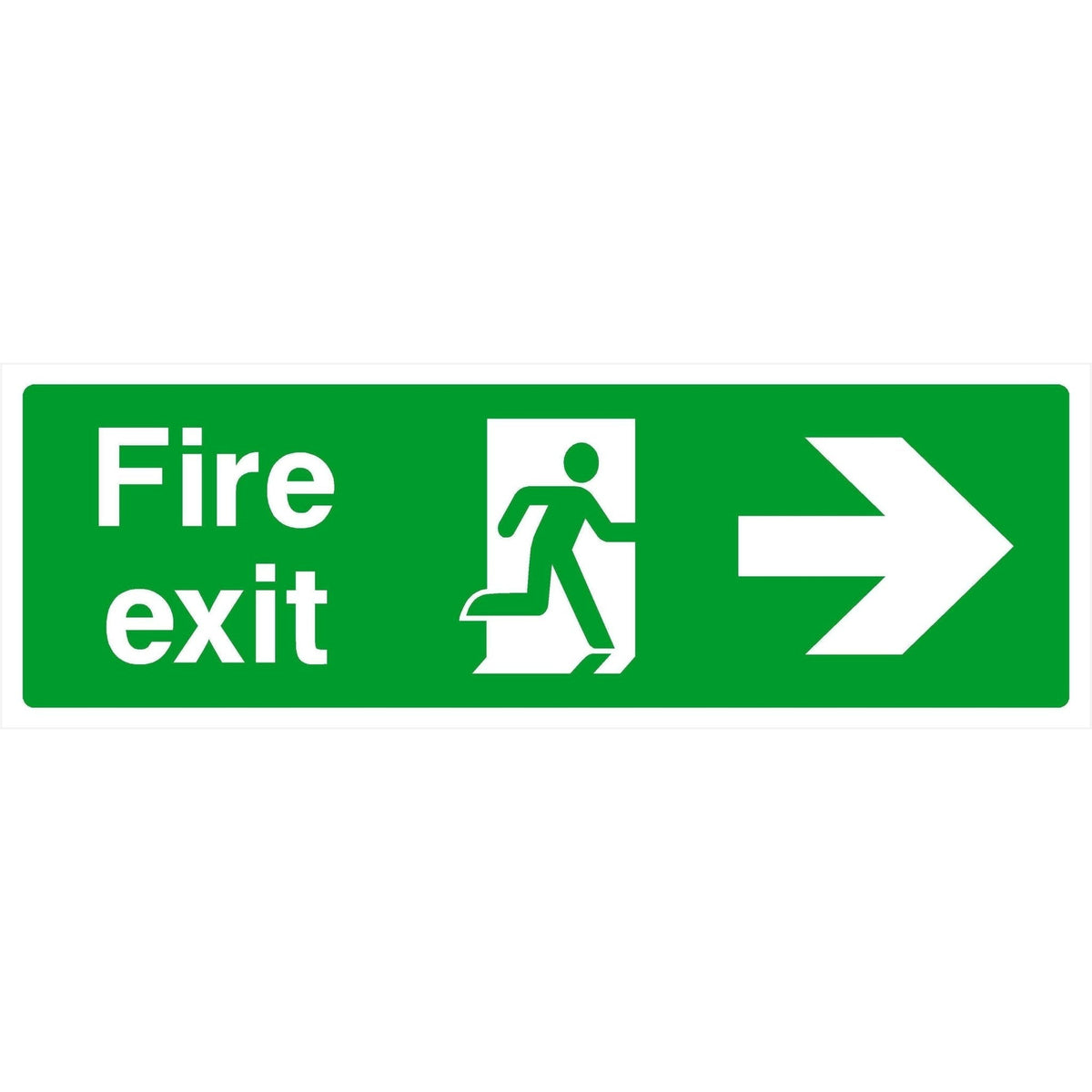 Fire Exit Sign | Right Arrow